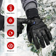 Savior Heat heated gloves touchscreen-enabled design for device use without removal