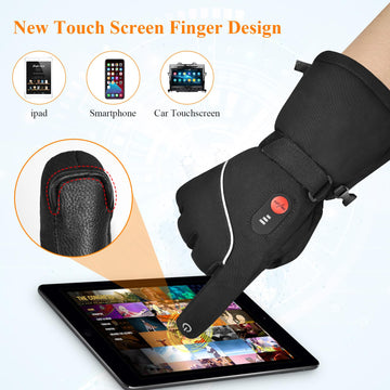 SAVIOR HEAT gloves IPX4 shell withstands light rain and splashes