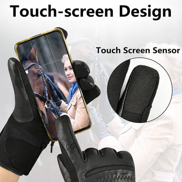 Savior Heat heated gloves water-resistant leather protect from wet conditions