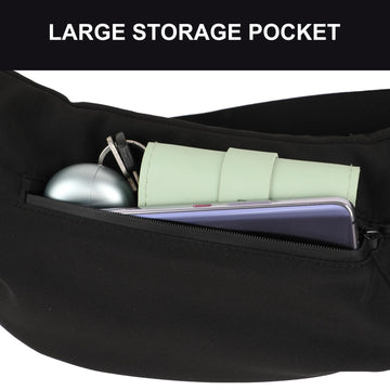SAVIOR HEAT hand muff with detachable waist belt for versatile outdoor wear.