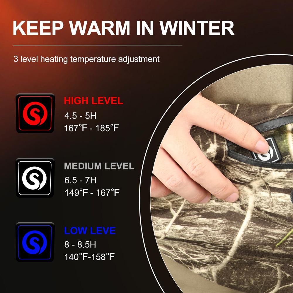 Savior Heat hand muff fleece lining provides soft insulation against cold.