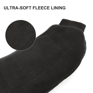 SAVIOR HEAT hand muff roomy interior suitable for layering and long wear.