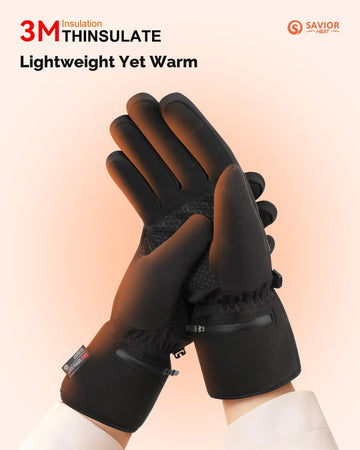 SAVIOR HEAT heat-level control lets you tailor warmth on the go