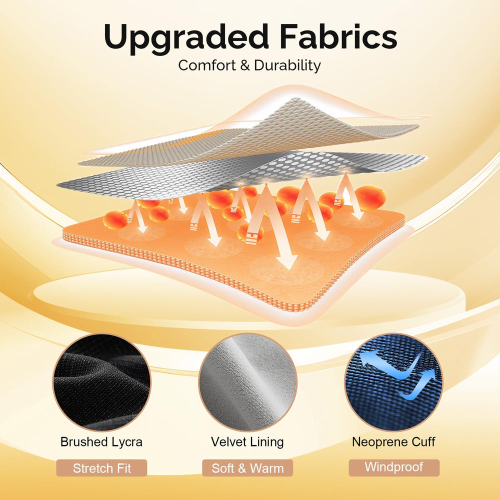 SAVIOR HEAT glove liners with three-temperature control for autumn to winter adventures.