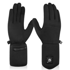 Savior Heat heated glove liners front view offer lightweight warmth for typing sessions.