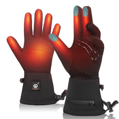 SAVIOR HEAT heated glove liners on hand show balanced warmth for outdoor activities.