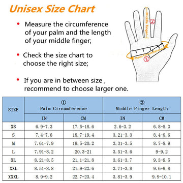 SAVIOR HEAT heated gloves available in XS to XXXL for all hands.