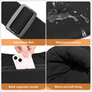 SAVIOR HEAT water-resistant cuff keeps drafts out during windy play
