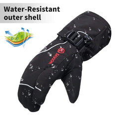 SAVIOR HEAT heated mittens adjustable settings for personalized comfort outdoors.