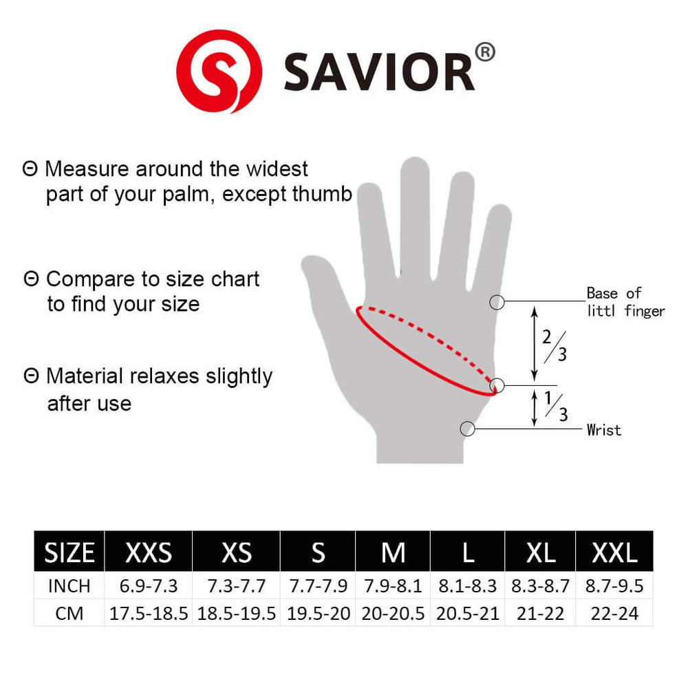 SAVIOR HEAT mittens include battery pack for up to six hours of warmth.