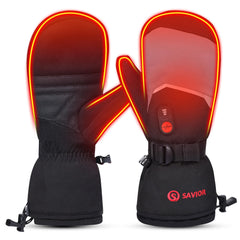 SAVIOR HEAT heated mittens thumb heat for targeted warmth outdoors