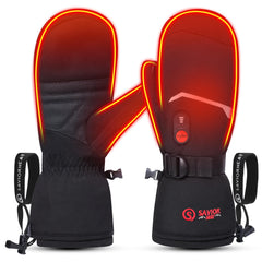 SAVIOR HEAT heated mittens thumb heat boost keeps the thumb warm in cold weather