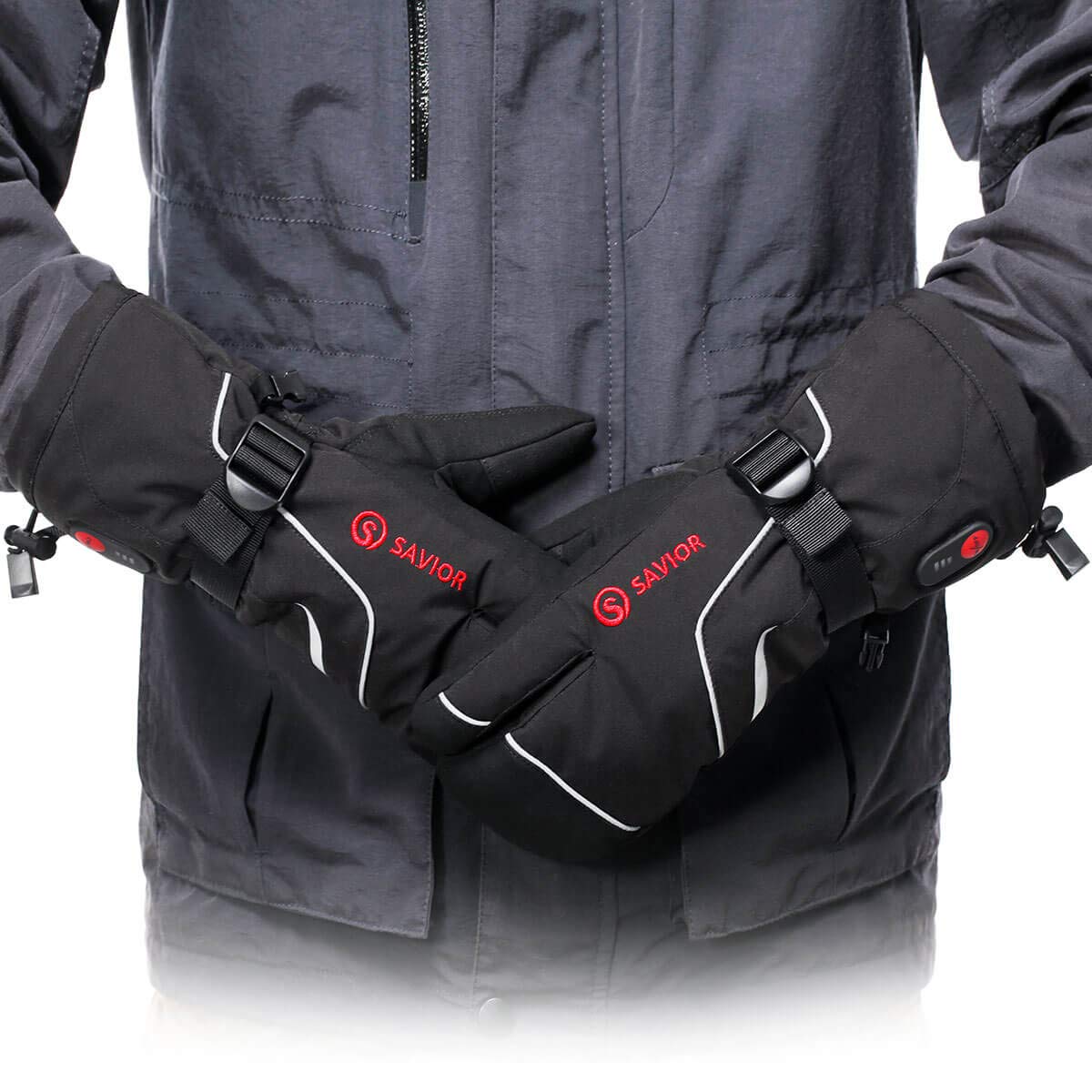 Savior Heat mittens suitable for skiing and hiking in cold outdoors