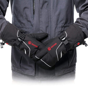 Savior Heat mittens suitable for skiing and hiking in cold outdoors