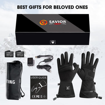 SAVIOR HEAT S18 gloves featuring anti slip silicone palm grip