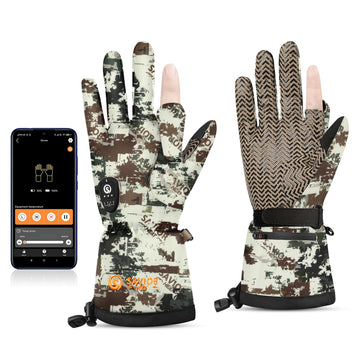 SAVIOR HEAT gloves heat elements visible for rapid warmth on cold hunts.