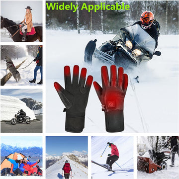 SAVIOR HEAT gloves used for skiing, cycling, running