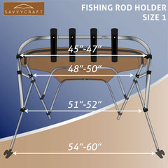 Savvycraft stainless-steel connectors ensure sturdy mounting and longevity