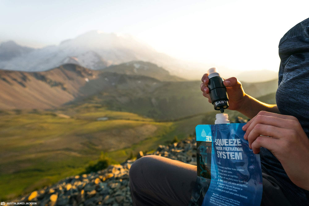 Sawyer Micro Squeeze ideal for hiking and camping hydration