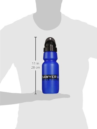 Sawyer SP140 backwash syringe, field maintenance made simple for longer trips.
