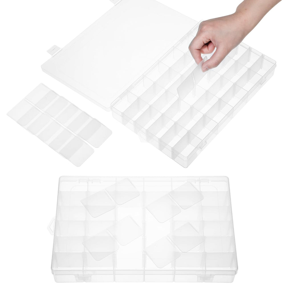 Sawysine transparent tackle box showing contents at a glance.