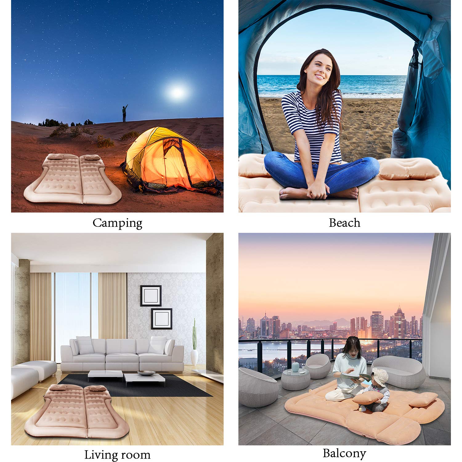 SAYGOGO SUV air mattress carry bag shows easy storage and transport.