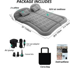 SAYGOGO SUV air mattress six-chamber design improves stability across models