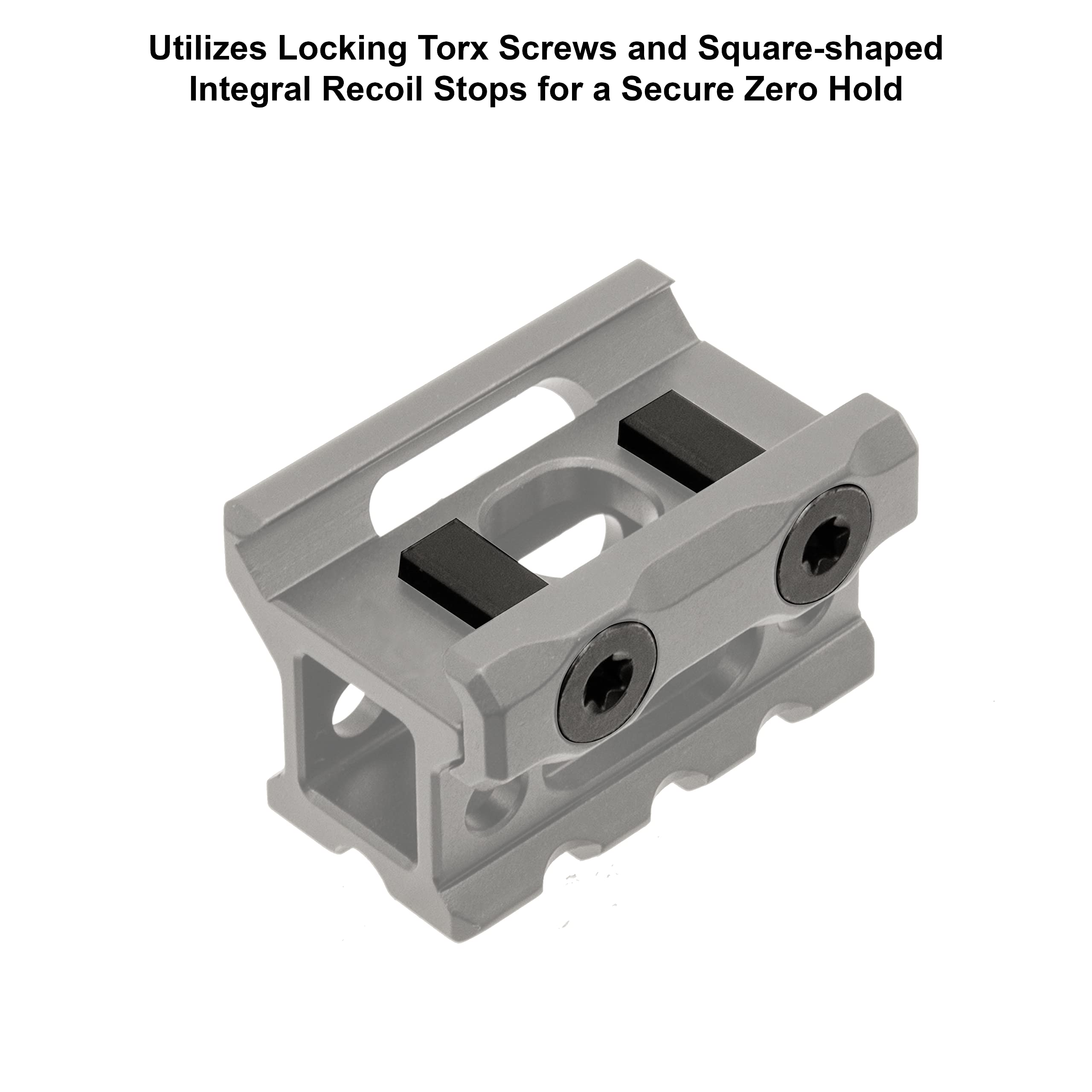 Continuous rail edge design on UTG MT-RSX8S riser