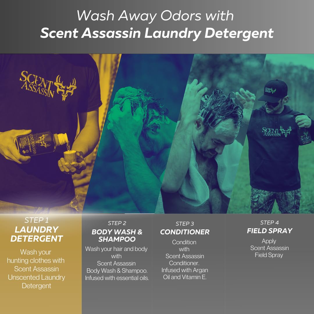 Scent Assassin formula compatible with carbon clothing and HE machines.