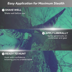 Scent Assassin gear application for clothing and equipment.