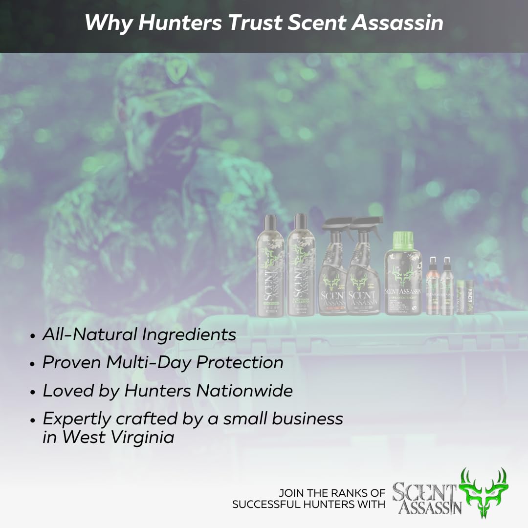 Scent Assassin hunting gear ready for the field.