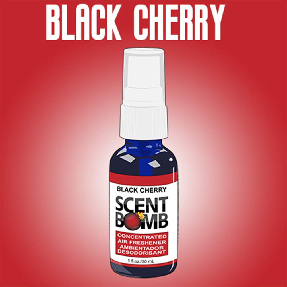 Scent Bomb Black Cherry close-up highlights premium aroma for cozy rooms.