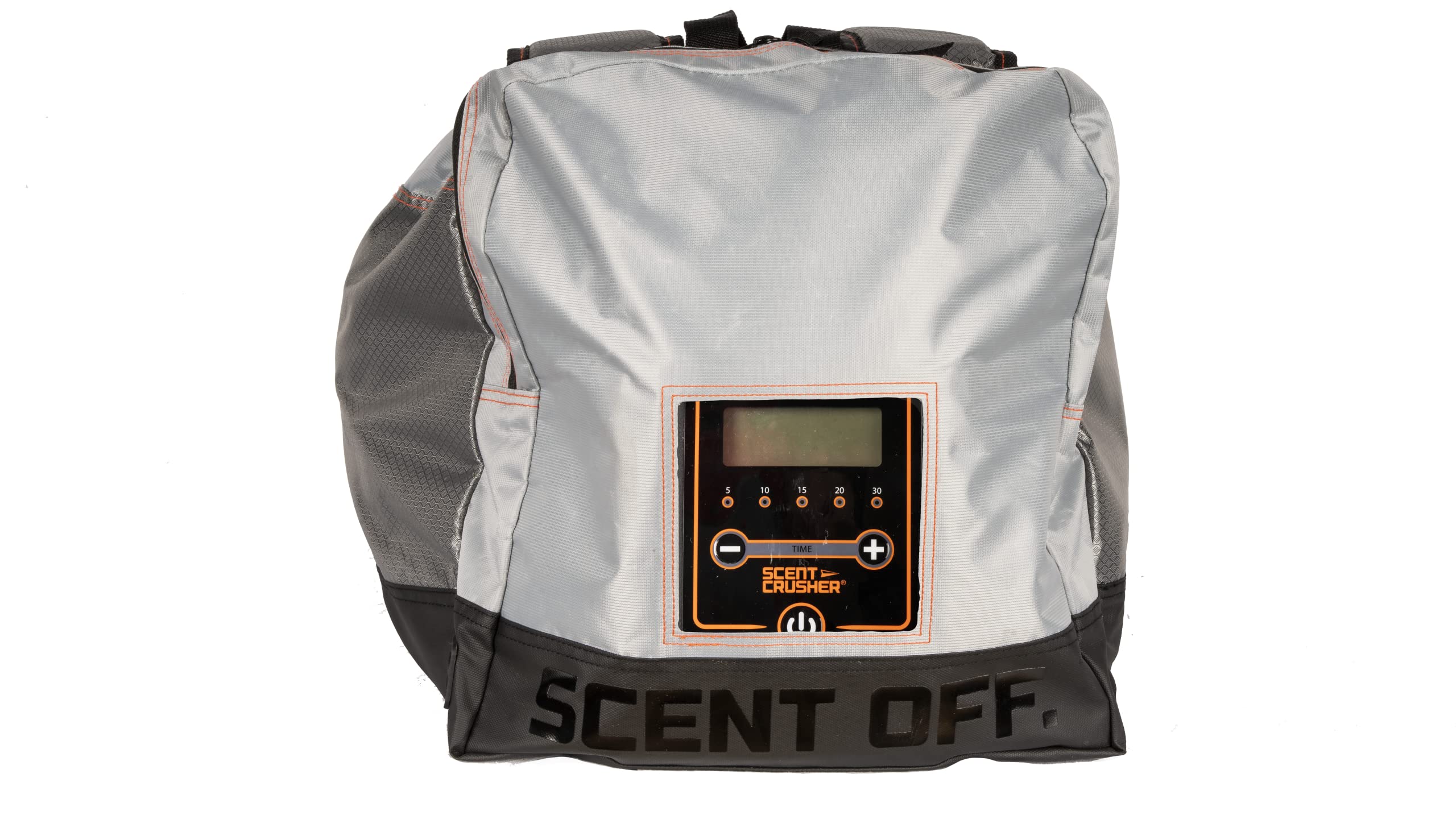 Scent Crusher Halo Series Gear Bag with ozone generator inside for odor management