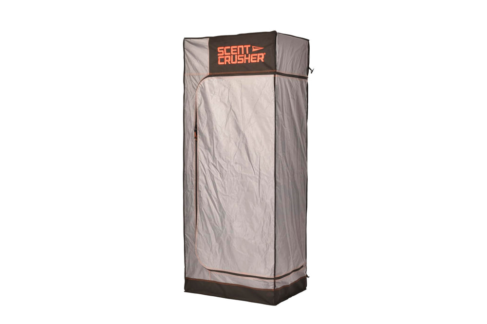 Scent Crusher Locker Lite with adjustable shelves organizing gear