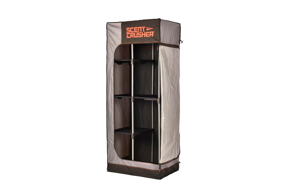 Scent Crusher Locker Lite odor elimination feature for hunting clothes