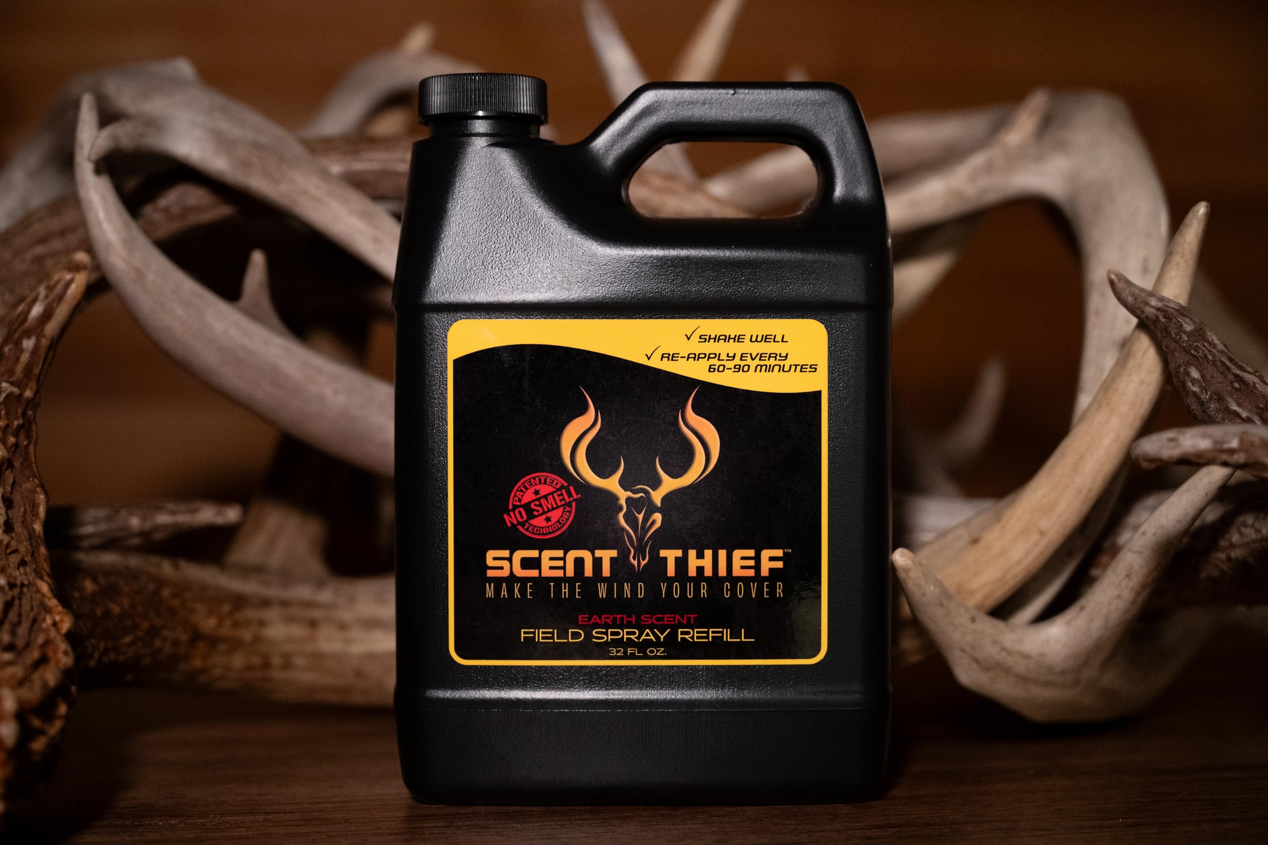 Scent Thief hunter pack assembled with field spray, refill, wash, and wafers