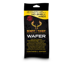 Scent Thief hunting wafers resealable packaging for field use