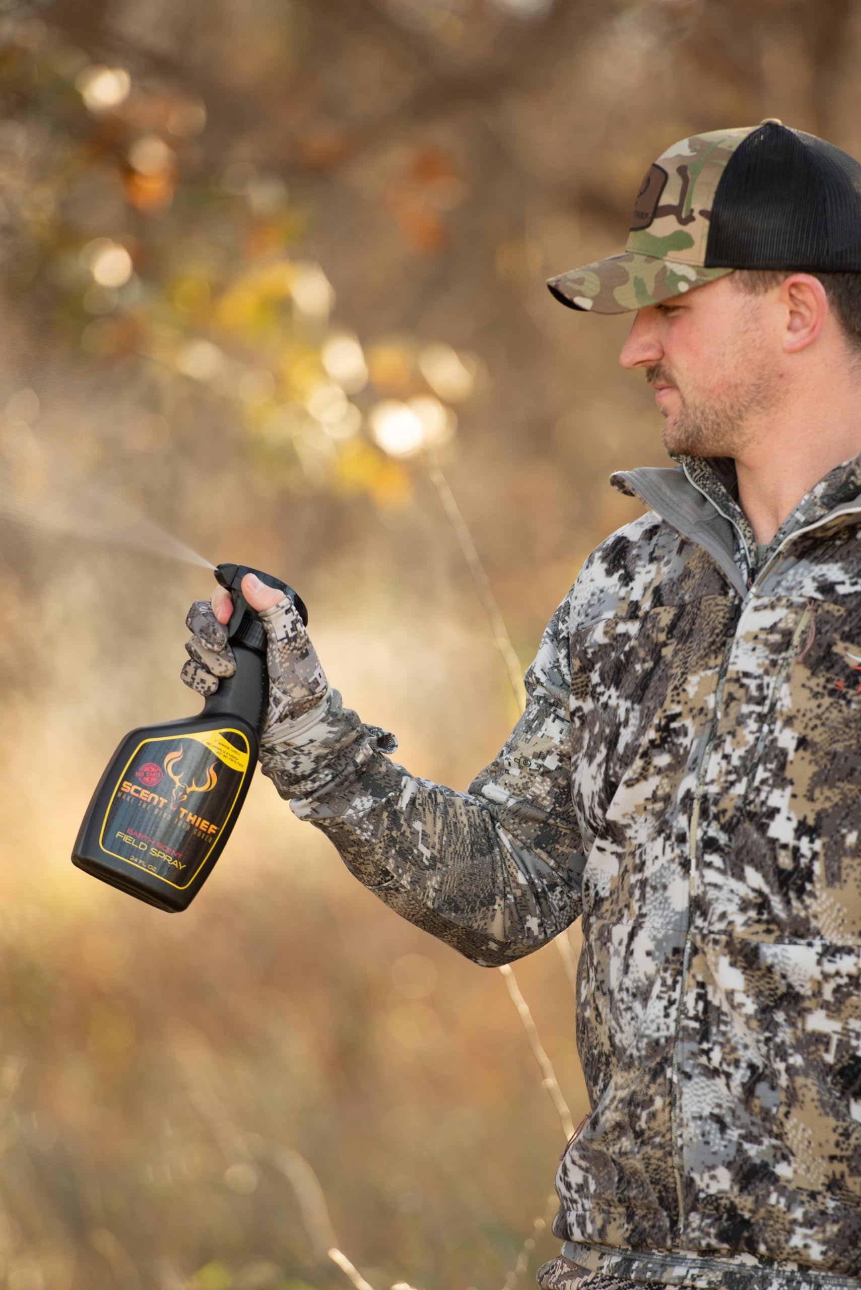 Scent Thief hunting wafers recyclable material and reuse with Field Spray