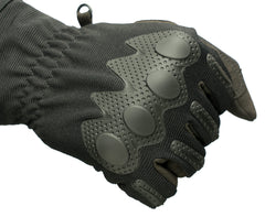 Reinforced thumb and trigger finger enhance durability during tactical tasks.