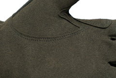 Flexible stretch shell moves with your hand for comfortable wear.
