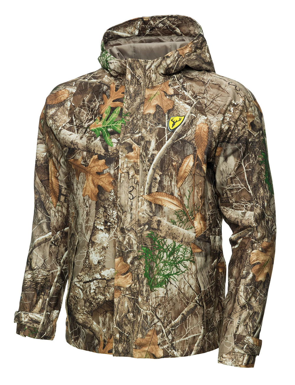 ScentBlocker Drencher camo pattern blends with terrain for stealth