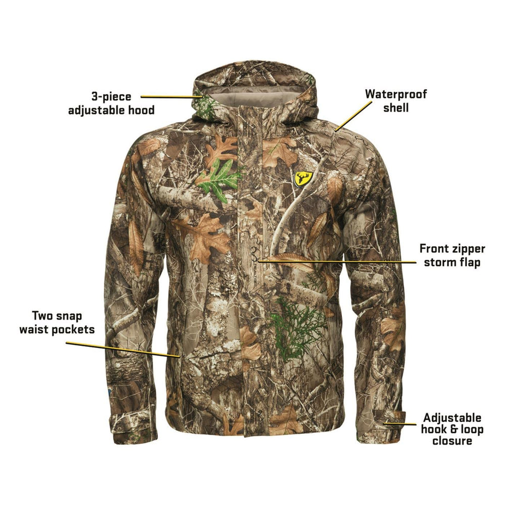 SCENTBLOCKER Drencher jacket drawcord waist provides secure fit during activity.