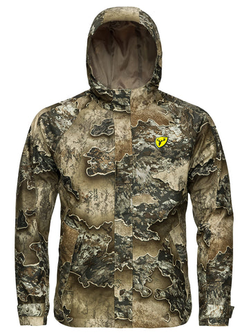 SCENTBLOCKER Drencher jacket full zip with storm flap for quick donning.
