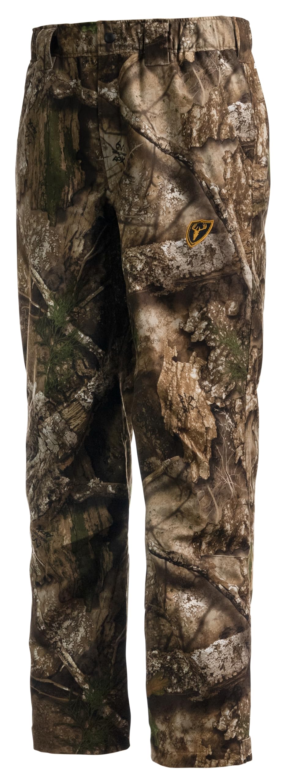 SCENTBLOCKER Drencher pants elastic-cuffs closeup demonstrates adjustable, secure fit