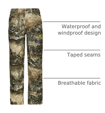 SCENTBLOCKER Drencher pants pocket design shows secure storage for essential gear