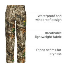 SCENTBLOCKER Drencher pants S3 odor-control closeup.