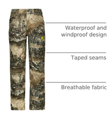 SCENTBLOCKER Drencher pants taped seams keep you dry in wet conditions.