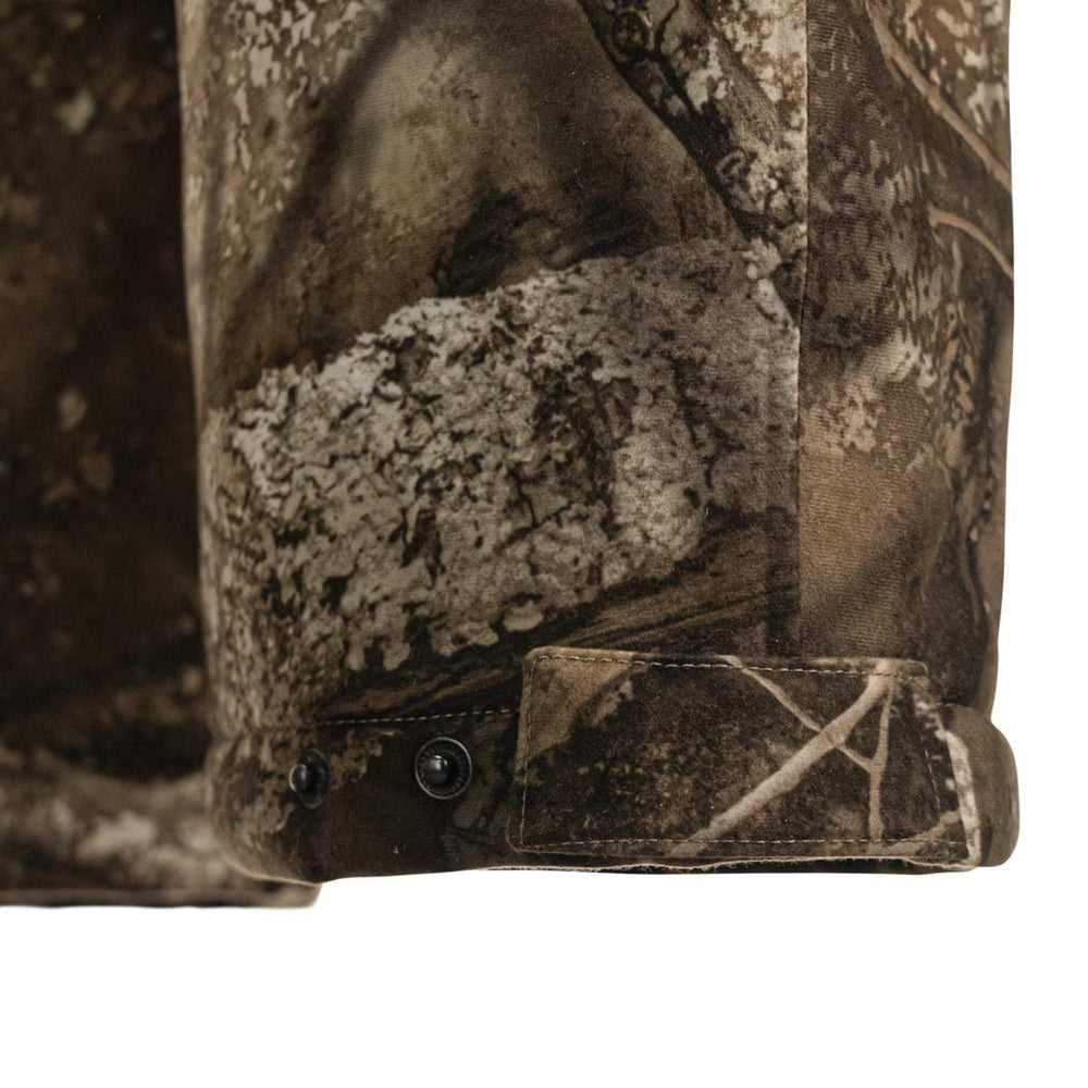 SCENTBLOCKER Drencher waterproof fabric texture emphasizes durability for tough terrain.