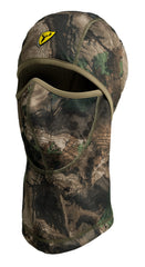 SCENTBLOCKER Shield Series S3 headcover worn by a hunter for midseason concealment and odor control.