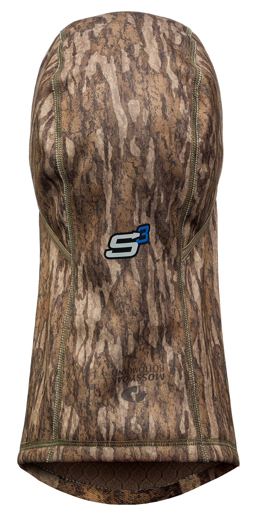 ScentBlocker Shield Series S3 headcover worn on hunter, full-face coverage for concealment and comfort